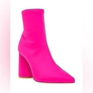 Steve Madden Hot Pink Booties